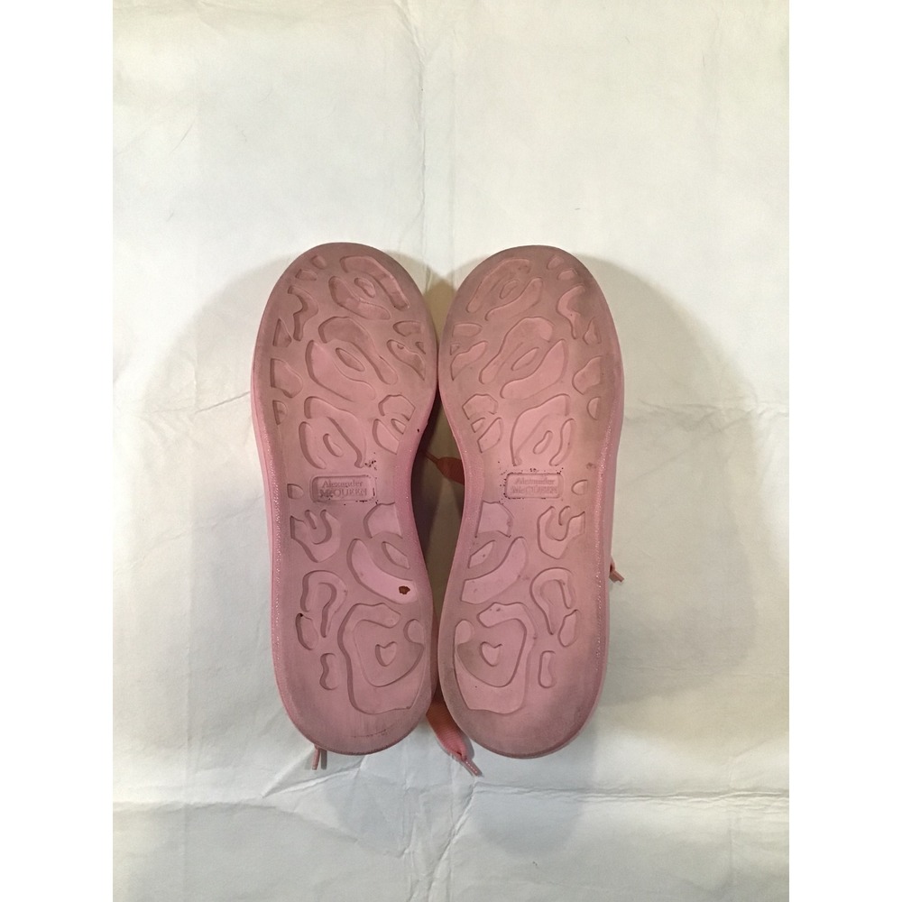 Alexander McQueen Platform Sneakers Pink Patent Leather Platform Shoes Womens - Picture 7 of 11